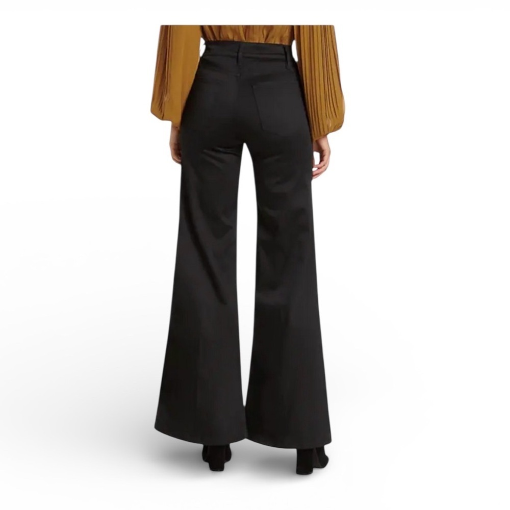 FRAME Denim Le Palazzo Sateen - Black NWT - Picture 4 of 7
